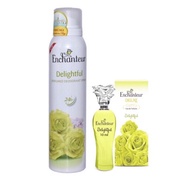 [HCM]Enchanteur: Combo xịt khử mùi hương nước hoa Delightful 150ml +Nước hoa mini Delightful  10ml