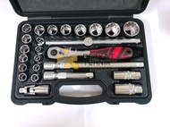 KUNCI SOK SET 25PCS HK 004102 GOTOOLS SOCKET DR SOCKET SET 12 POINT - ABINAYA7