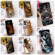 Cartoon Cover For Tecno Pop 9 5G KL4 / Spark 30C 5G KL8H Casing Cool Tiger Dragon Protective Shell F