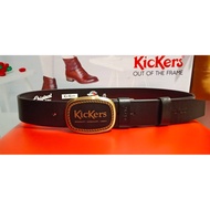 Kickers Black Leather Belt (45mm) | FOR WEST