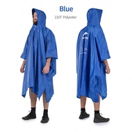 Naturehike Multifunction Raincoat Hiking Rain Poncho Portable Ultralight Folding Raincoat For Rainproof Mat Tent Camping