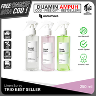 HARUMIKA LINEN SPRAY ANTI BACTERIAL (BUY 1 GET 3) PAKET TRIO 250ML ROOM REFRESHER Serbaguna Solusi T