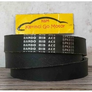 BANDO VAN BELT 5PK 835 RIB BELT FAN BELT 5PK-835 FAN BELT ALUR