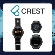 Crest CR5 Lite dive computer Watch, Color Screen, Rechargeable scuba diving, nitrox diving, free diving, instrument diving GPS diving site navigation