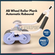 VIVASPORTS - AB Wheel / AB Wheels Roller Plank 2in1 Fitness Gym Equipment