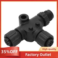 IP67 Waterproof NMEA2000(Tee) T-Connector 3 Port  5 Pin Threaded Connector for    NMEA 2000(N2k