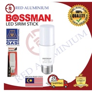 Bossman LED Sirim Stick Bulb (10w-860 lumen/10w-960 lumen/15w-1425 lumen) mentol lampu