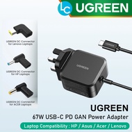 UGREEN 67W Universal USB-C PD GAN Power Adapter with 3 DC Connectors (UG-X377-35063)