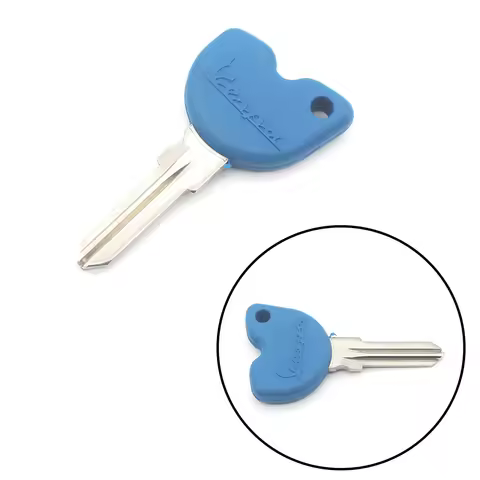 Pokhaomin Blue Uncut Blank Key + Transponder Chip fit ET4. LX, LXV 125, 200, 250, 300
