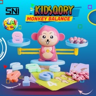 Toys monkey Balance Math Toy Game Learn Math monkey Balance - Children's Toys