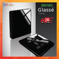 ZENSO GLASSE 1 Malaysia 1st SIRIM Approved✅Fully Tempered Glass Glasse Switch Black Switches Socket 