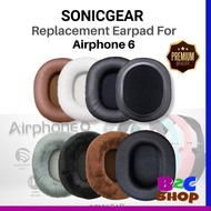 1 Pair Sonicgear Airphone 6 Replacement Velvet Velour Earpad Earmuff Cushion Ear Pads