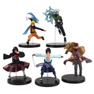 Naruto Action Figure Set 5 Kakashi Sasuke Itachi gaara