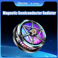 RYRAMini RGB Magnetic Gaming Phone Cooler Radiator Semiconductor Air-cooled Mobile Phone Gamer Cooli