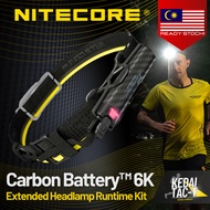 NITECORE Carbon Battery 6K - Extended Headlamp Runtime Kit for Nitecore Headlamps - - in