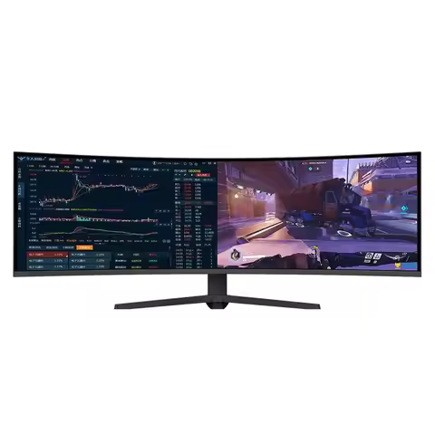 49-inch 5K curved 240Hz ultra-wideband fishscreen HVA panel esports stock trading PBP computer exter