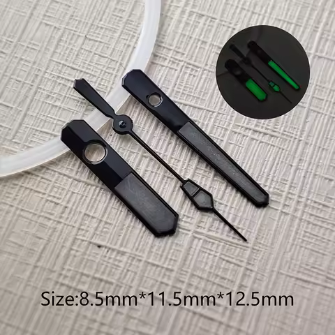Watch accessories NH35 watch Hands black pointer C3 strong green luminous hands suitable for NH35/NH