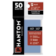 50 Phantom Sleeves Matte/Matte Rust Catan Card Sleeves (54mmX80mm) (DOES NOT FIT FAKE CATANCARDS, $4