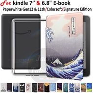 For Kindle Paperwhite/Colorsoft/Signature Edition Ebook 6.8 7" KPW6 Gen12 11th Transparent Acrylic C