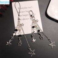 LACYES Y2K Star Phone Pendant, Key Chains Phone Charm Y2K Phone Chain, DIY Keychain Star Charm Aesth