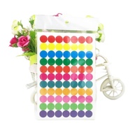 (ALDEBARAN EDUTOYS) 1 SHEET DOT LABEL MIX COLOR DOT STICKER/ MIX COLOR DOT LABEL/ MIX COLOR STICKER 