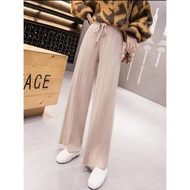 Franca Knit Pants rajut cullote kulot karet stretch jumbo import tebal