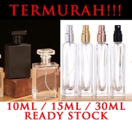 Cosmetic Perfume Bottle 10ML 15ML 30ml Square with nozzle spray botol perfume botol minyak wangi mur