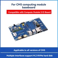 For Compute Module 5 IO Board 40PIN GPIO with PoE Gigabit Ethernet RJ45 for RPi CM5 PoE Expansion Bo