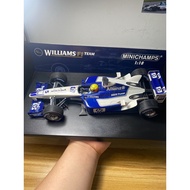 Mini Cut F1 1/18 2002 BMW Williams FW24 Xiaoshumahe Car New Box New Cash on Delivery (Model Fine Ite