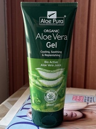 Aloe Pura Vera Organic Pure Curacao Aloe Vera Gel Moisturizes And Soothes After Sun Repair Stationer