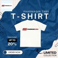 Pharmagain T-shirt Oversized T-shirt 260gsm (Unisex) - 100% Cotton T-shirt Lelaki Plus Size - Baju L