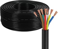 7 x 0.75mm² Trailer Cable 12V 24V Caravan Cable 5m for RV Trailer 7 Round Electrical Wires for Wirin