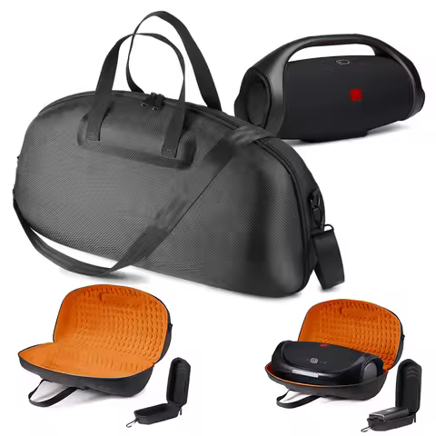 Hard EVA Outdoor Travel Carrying Bag With Shoulder Strap Case for JBL Boombox 3/Boombox 2 Wireless S