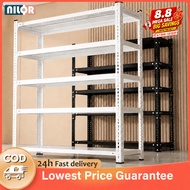 🔩𝑵𝑰𝑰𝑳𝑶𝑹🔩Storage Rack Boltless Rack Rak Besi Metal Rack Heavy Duty Rack Home Kitchen Store Rack Multi