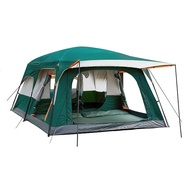 Unta 6 Person - 12 Person Two Bedrooms And a Living Room Family Tent Camping Tent Khemah