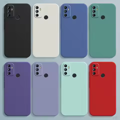 High Qualtiy Liquid Silicone Back Cover for OPPO A32 A33 A53 2020 A53S A11S 4G Soft Candy Color Orig