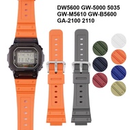 For Casio G-SHOCK DW5600/5610 GWB5600 Special Buckle Army Green Transparent Sky Blue Flexible Comfor