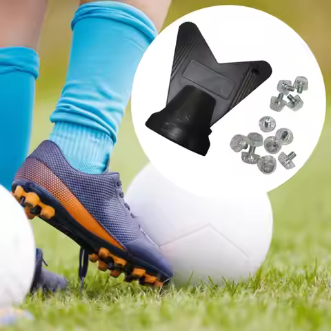 12 Pieces Football Boot Studs Replacement Professional Firm Ground M5 7mm 10mm Anti Slip Soccer Stud