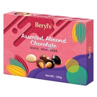 Beryls Original Imported Malaysian Snacks Multi-Flavor Chocolate Boxed 100g with Green Tea Strawberr