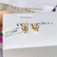 EMAS 375 SUBANG DAUN LUCKY CHARM 375GOLD EARRINGS S164
