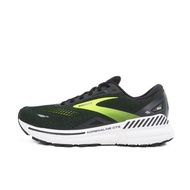 Brooks Adrenaline GTS 23 versatile anti-slip lightweight Buffer Running Shoes Black Green