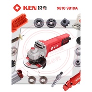KEN Sharp Angle Grinder 9810/9810A Accessories Gear Switch Head Shell Spindle Carbon Brush Chassis T