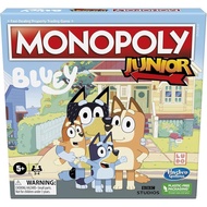 [tempo] Hasbro Gaming Monopoly Junior: Bluey Edition Board Game for Kids Ages 5+, Play as Bluey, Bin