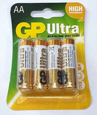 ถ่านGP Ultra Alkaline Size AA (LR6) 1.5V แพค 8 ก้อน ของใหม่ ของแท้