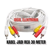 Connector Cable_[ BEST Mall ] Cctv Cable Ready to 30m 3 Line Video Audio Power - -, -