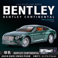 1/24 Bentley Continental GT Metal Vehicle Alloy Model Car Collection Simulation Diecast Toy Light So