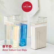 【AKINO】BYO Minimalist Ditergent Dispenser Clear Soap Storage Bottle Refil Ditergent Laundry