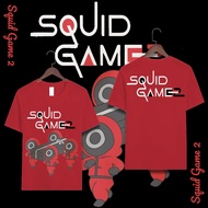 New Unisex printed game T-shirt ○ △ □" Squid Game - Season 2 " Men's Pure Cotton Printed Round Neck 