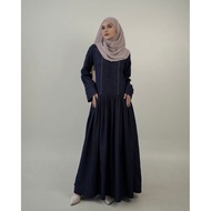 Evolvere - Arum Denim Dress, Simple, Modern Gamis