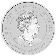 Best 2024 Australian Year Of The Dragon 9999 Silver Coin, 1/2oz - 1oz - 2oz, Bullion